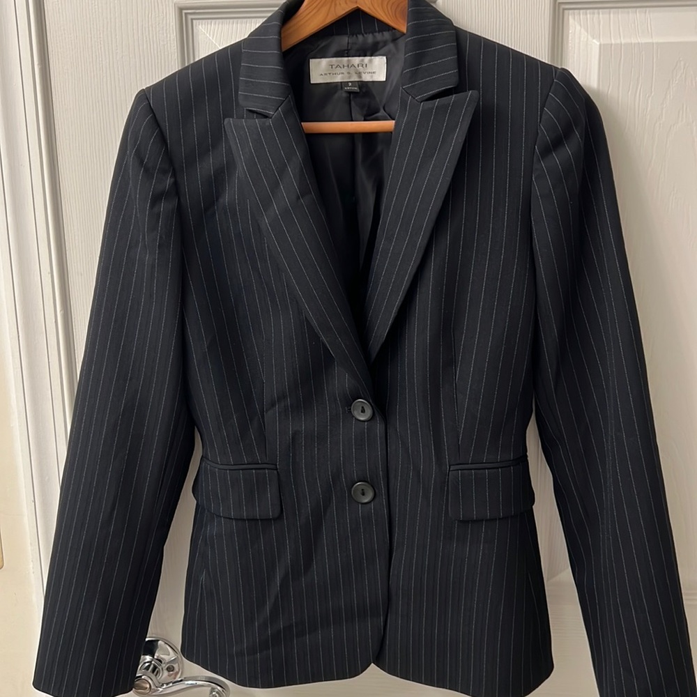 Work striped jacket